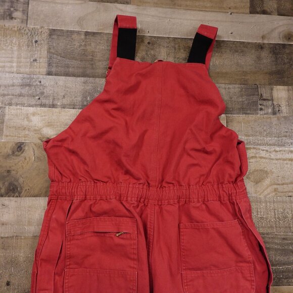 Berne Insulated Bib Overalls Women’s 2X Red Winter Workwear - Picture 15 of 16